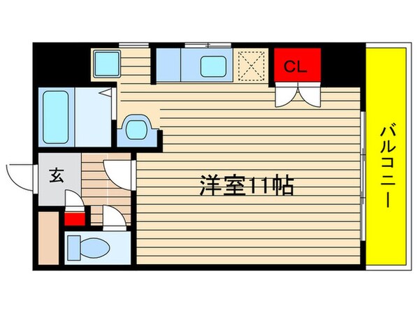 レジデンシア東別院の物件間取画像